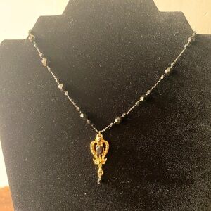 Jewelry BOGO -buy 1 get 1 50% off -Jet necklace